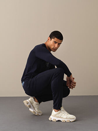 Xint Lacivert Regular Fit Jogger Pantolon