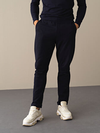 Xint Lacivert Regular Fit Jogger Pantolon