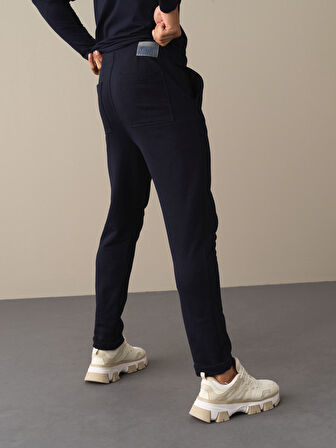 Xint Lacivert Regular Fit Jogger Pantolon