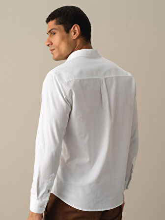 Xint Beyaz Regular Fit Basic Gömlek