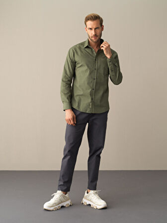 Xint Haki Regular Fit Desenli Gömlek