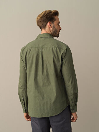 Xint Haki Regular Fit Desenli Gömlek