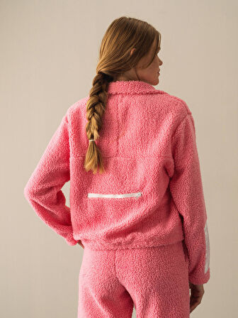 Xint Pembe Oversize Polar Sweatmont