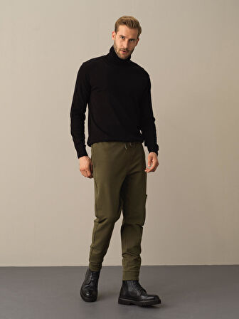 Xint Haki Pamuklu Kargo Cep Sweat Pantolon