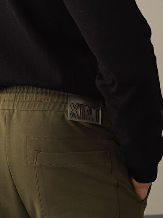 Xint Haki Pamuklu Kargo Cep Sweat Pantolon