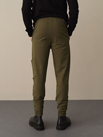 Xint Haki Pamuklu Kargo Cep Sweat Pantolon