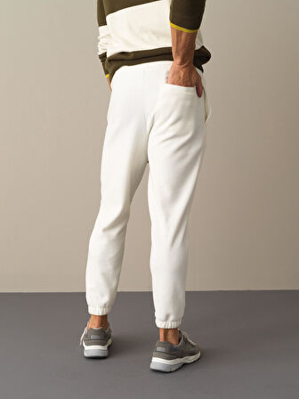 Xint Beyaz Regular Fit Polar Sweat Pantolon