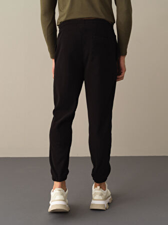 Xint Siyah Regular Fit Polar Sweat Pantolon