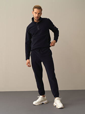 Xint Lacivert Regular Fit Polar Sweat Pantolon