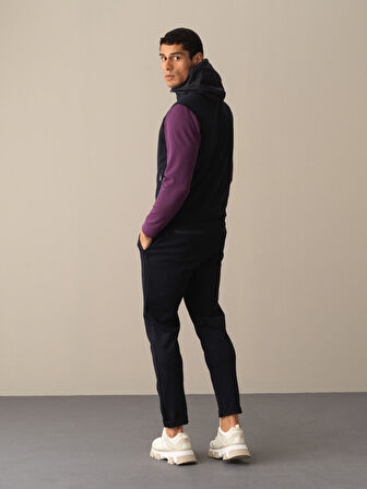 Xint Lacivert Pamuklu Regular Fit Yelek