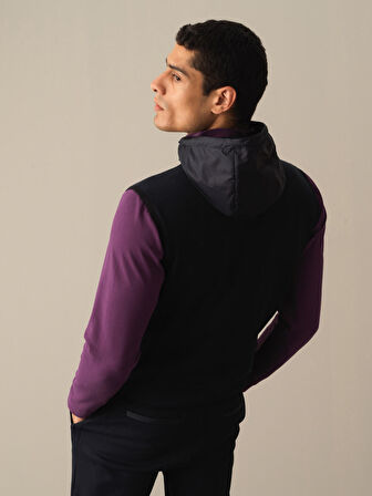 Xint Lacivert Pamuklu Regular Fit Yelek