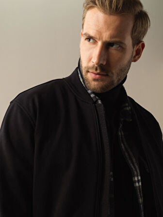 Xint Siyah Regular Fit Sweatmont