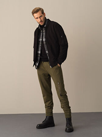 Xint Siyah Regular Fit Sweatmont