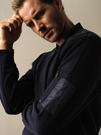 Xint Lacivert Regular Fit Sweatmont