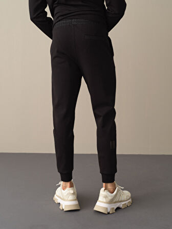 Xint Siyah Pamuklu Jogger Pantolon
