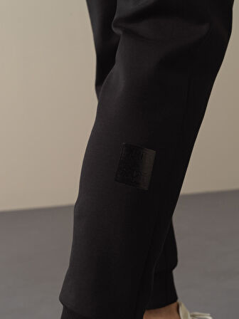 Xint Siyah Pamuklu Jogger Pantolon