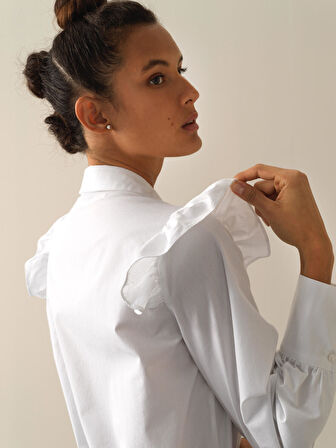 Xint Beyaz Regular Fit Gömlek