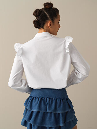 Xint Beyaz Regular Fit Gömlek