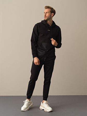 Xint Siyah Regular Fit Sweatshirt