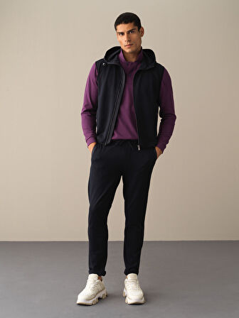 Xint Lacivert Pamuklu Sweat Pantolon