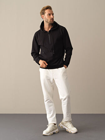 Xint Siyah Regular Fit Sweatshirt