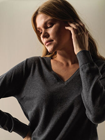 Xint Antrasit Regular Fit Basic Kazak