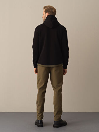 Xint Siyah Regular Fit Sweatmont
