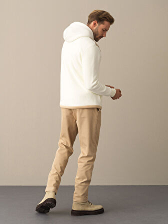 Xint Ekru Regular Fit Sweatmont