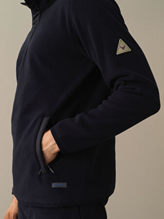 Xint Lacivert Regular Fit Polar Sweatshirt
