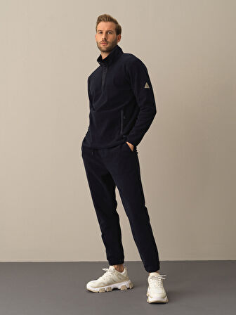 Xint Lacivert Regular Fit Polar Sweatshirt