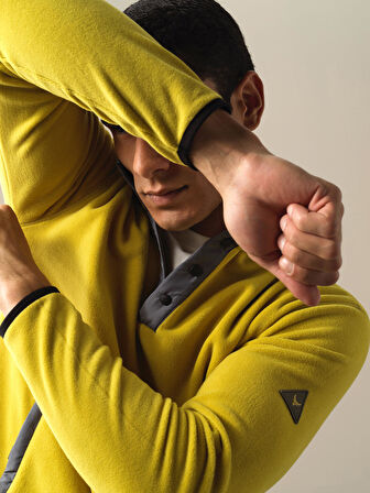 Xint Sarı Regular Fit Polar Sweatshirt