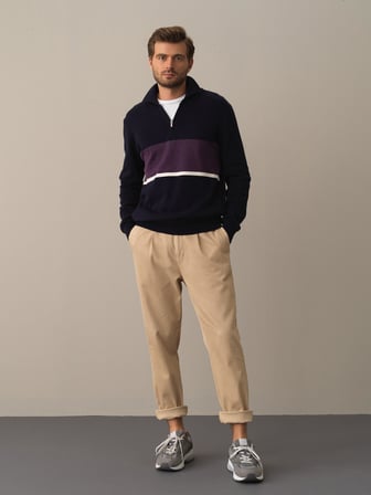 Xint Lacivert Regular Fit Sweatshirt