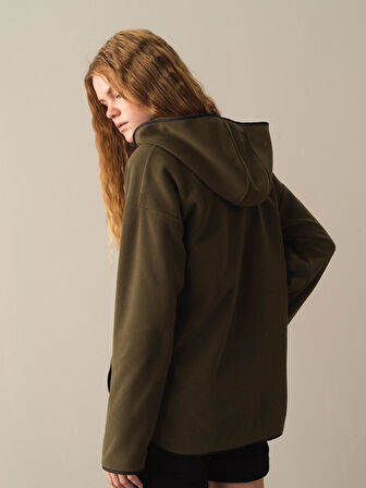 Xint Haki Fermuarlı Polar Sweatshirt