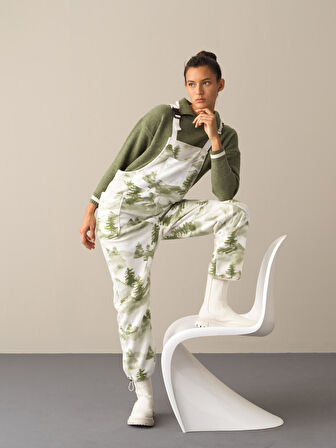 Xint Yeşil Regular Fit Polar Salopet