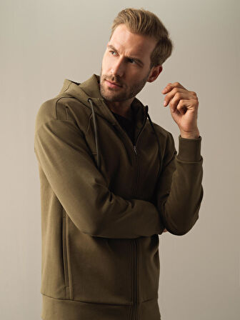 Xint Haki Slim Fit Sweatmont