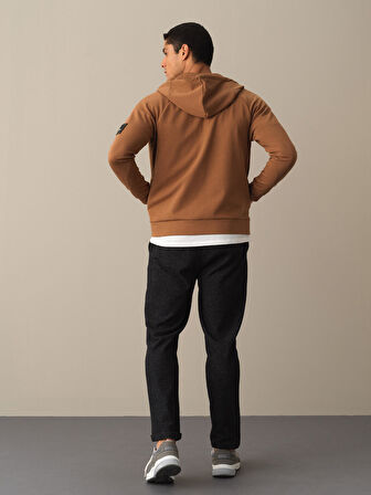 Xint Camel Slim Fit Sweatmont
