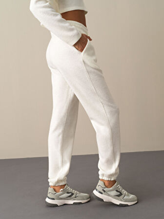 Xint Beyaz Oversize Sweat Pantolon