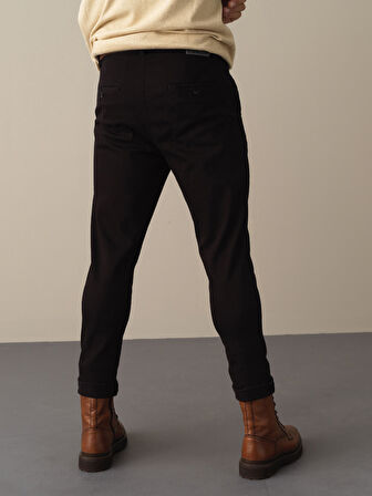 Xint Siyah Regular Fit Pantolon