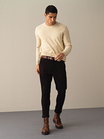 Xint Siyah Regular Fit Pantolon