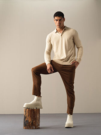 Xint Camel Regular Fit Pantolon