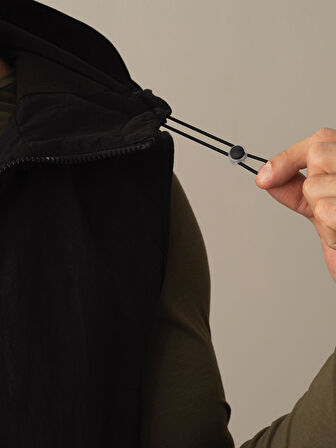 Xint Siyah Regular Fit Polar Yelek