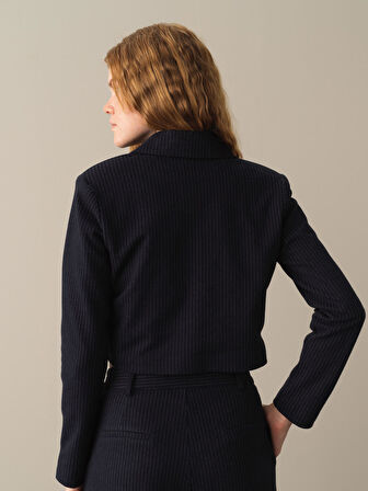 Xint Lacivert Pamuklu Regular Fit Ceket