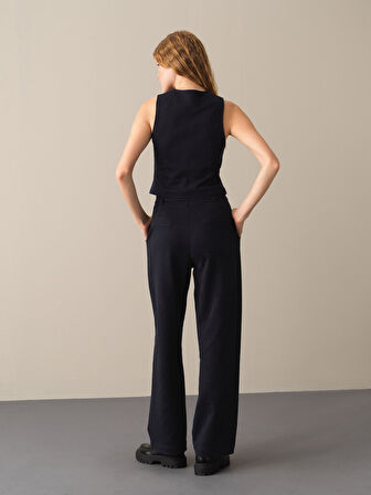 Xint Lacivert Pamuklu Regular Fit Yelek