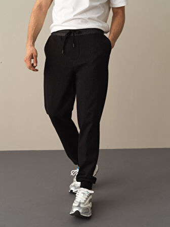 Xint Siyah Regular Fit Jogger Pantolon