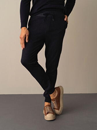 Xint  Lacivert Regular Fit Jogger Pantolon