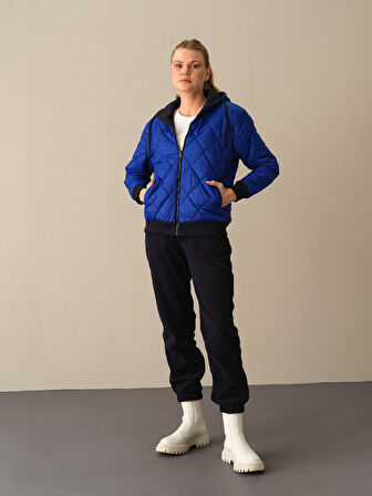 Xint Mavi Çift Taraflı Sweatmont