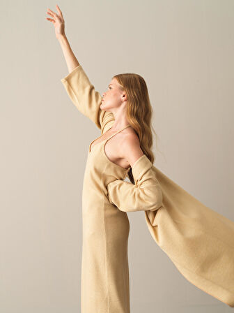 Xint Bej Oversize Uzun Hırka