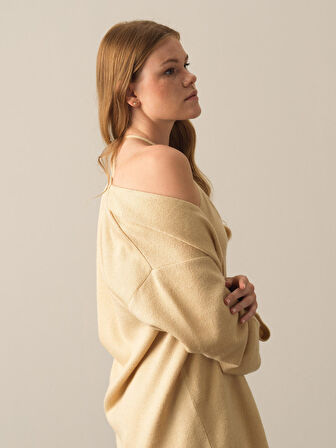 Xint Bej Oversize Uzun Hırka