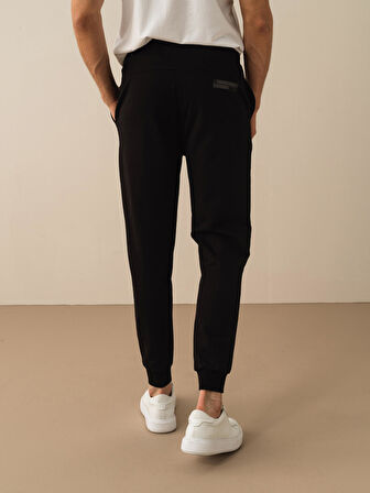 Siyah Slim Fit Pamuklu Pantolon