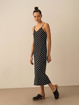 Siyah Regular Fit  Elbise
